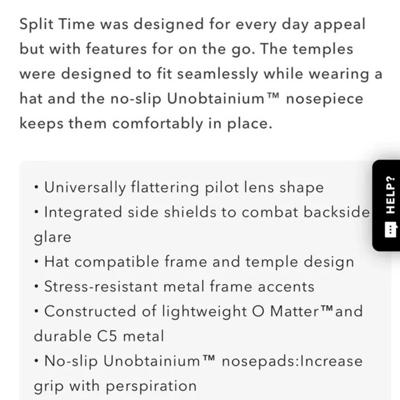 Oakley Split Time Mens Polarized
Aviator Sunglasses 004129  58,13|133 - Picture 11 of 16